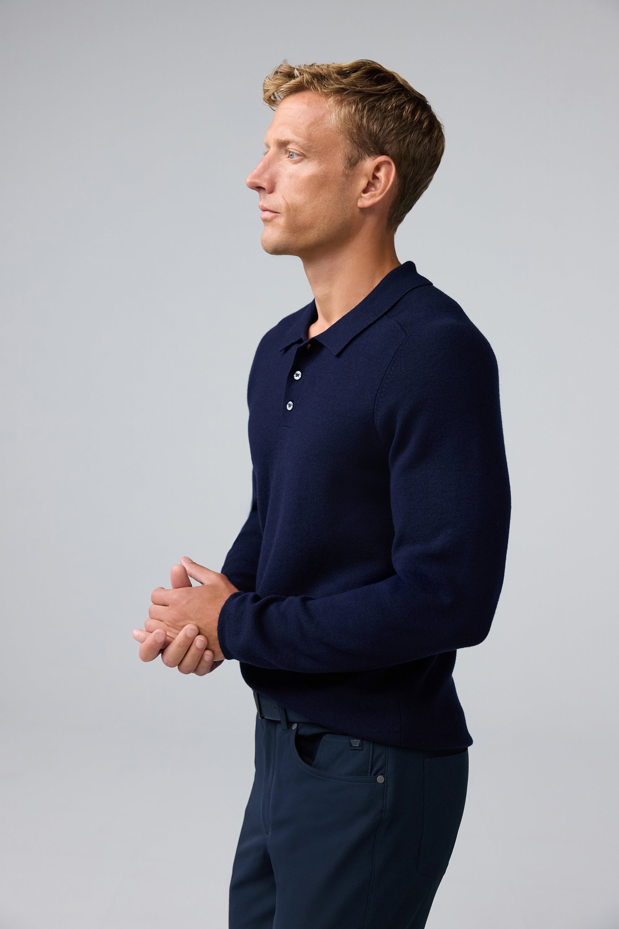 Everyday Merino Polo Sweater